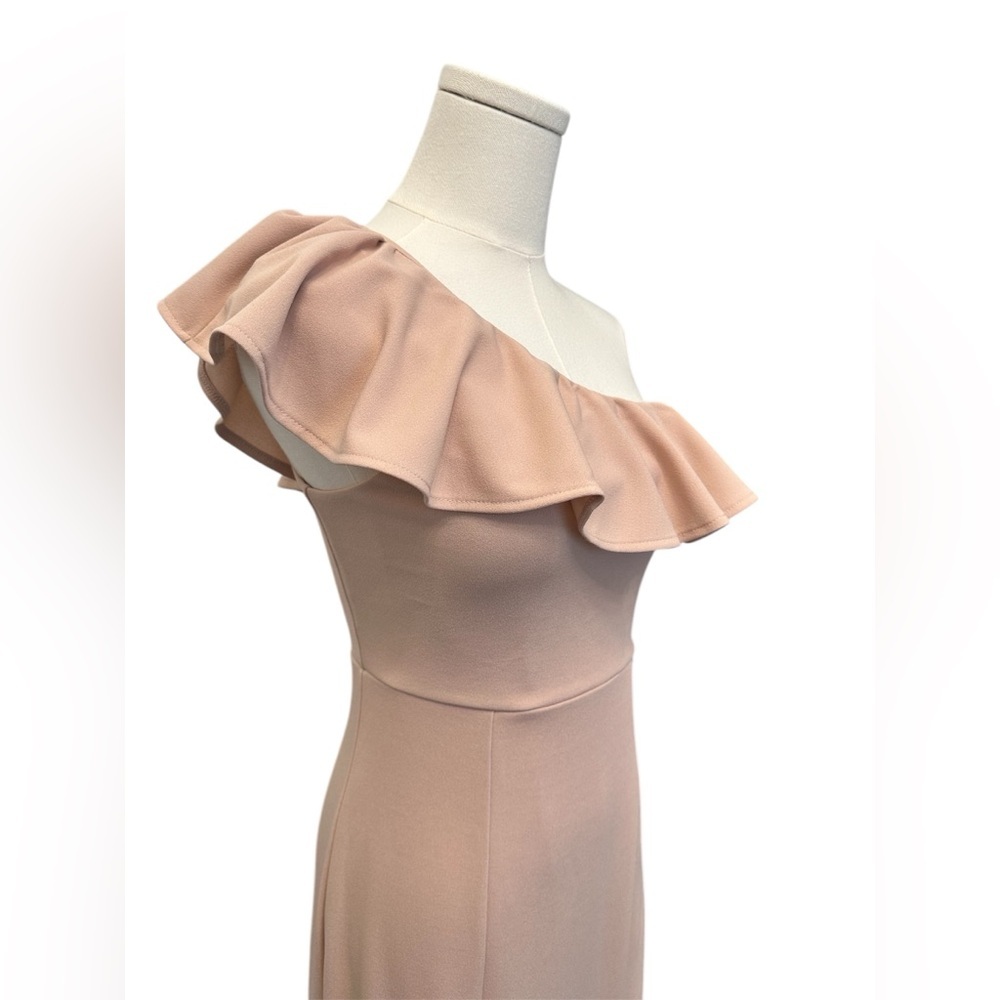 SHOW ME YOUR MUMU Florentine Maxi Dress Pink One Shoulder Women XS $188 MSRP NWT - Picture 4 of 15